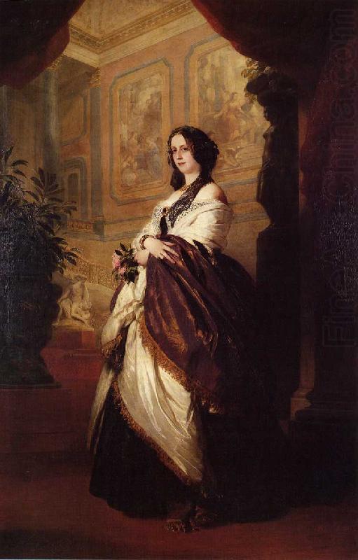 Franz Xaver Winterhalter , Harriet Howard, Duchess of Sutherland china oil painting image
